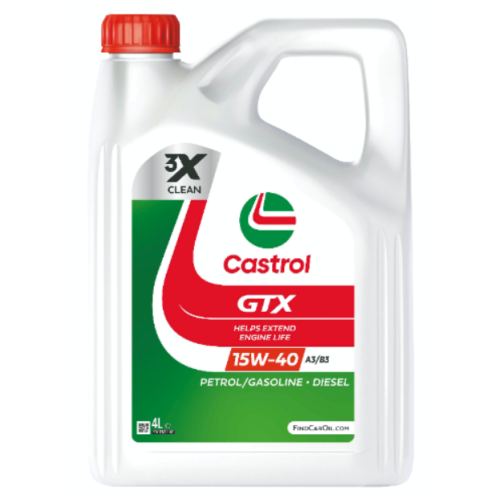 Castrol GTX 15W40 A3/B3 4l