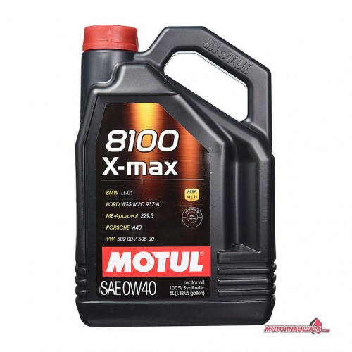Motul 8100 X-max 0W-40 5L